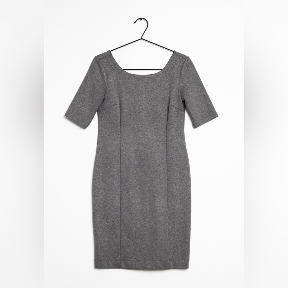 NWT Banana Republic Gray Ponte Sheath Dress Sz. 0
